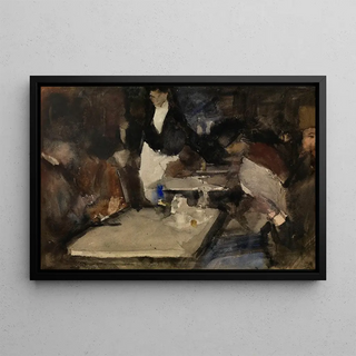 Isaac Israls - Restaurant Mille Colonnes in Amsterdam.webp