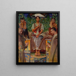 Jacek Malczewski - Homage to art and the muse.webp