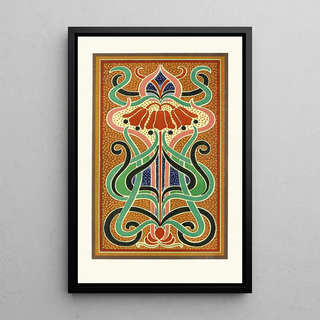 James Ward - Design showing Analysis of Colour in a Peacocks Plumage.webp