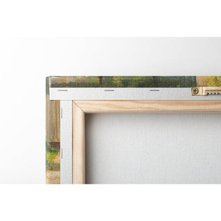 Jardin de Wannsee - Maison avec des plantes rouges - Max Liebermann | Reproduction Tableau Décoration murale affiche copie