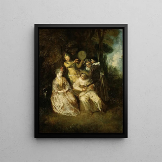 JeanAntoine Watteau - The Italian Serenade.webp