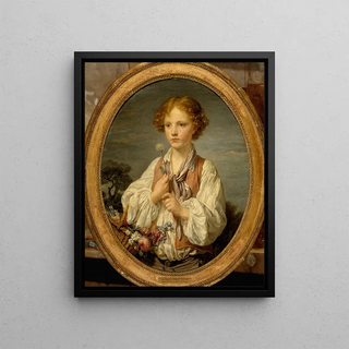 JeanBaptiste Greuze - Jeune berger qui tente le sort pour savoir sil est aim de sa bergre.webp