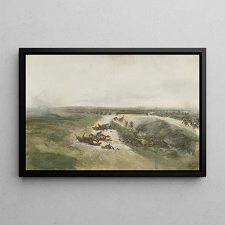 JeanBaptiste douard Detaille - Une Loffensive Militaire A Study For The Panorama Of The Battle Of Champigny.webp