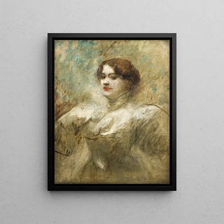 JeanLouis Forain - Portrait prsum de Mademoiselle Lender.webp