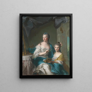 JeanMarc Nattier - Madame Marsollier and Her Daughter.webp