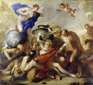 Jeunesse tentée par les vices - Luca Giordano
