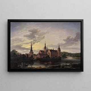 Johan Christian Dahl - Frederiksborg Castle by moonlight (Case Conflict).webp