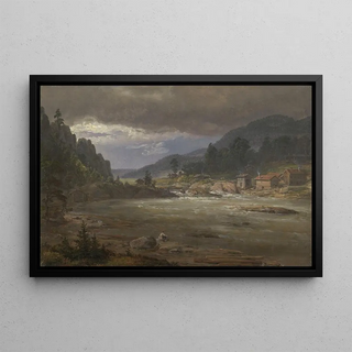 Johan Christian Dahl - Hellefossen near Hokksund.webp