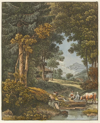 Johann Ludwig Aberli - Am Brunnen.webp
