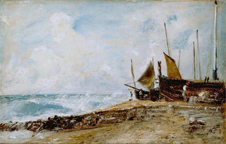 John Constable - Coast Scene Near Brighton.webp