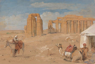 John Frederick Lewis - The Ramesseum at Thebes.webp
