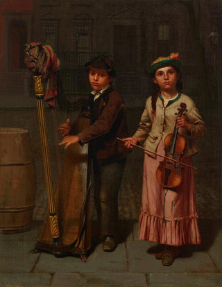 John George Brown - The Two Musicians.webp