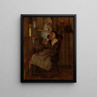 John George Brown - Twas Long Ago.webp