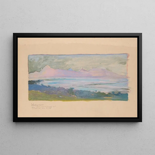 John La Farge - The Island of Moorea Looking across the Strait from Tahiti January 1891.webp