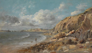 John Linnell - Coast Scene at Cullercoats near Whitley Bay.webp