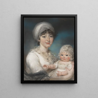 John Russell - Mrs Robert Shurlock Henrietta Ann Jane Russell 17751849 and Her Daughter Ann.webp