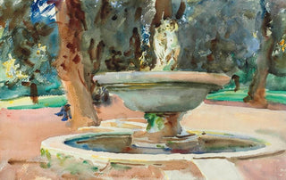 John Singer Sargent - Fontana dei Pupazzi Villa Borghese Rome.webp