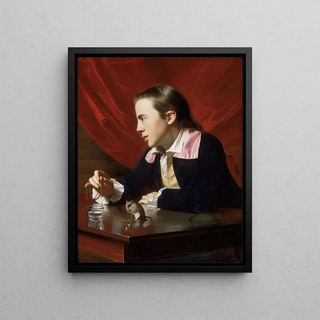 John Singleton Copley - A Boy With A Flying Squirrel Henry Pelham.webp