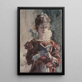 Julius Leblanc Stewart - Portrait of a Woman Reading.webp