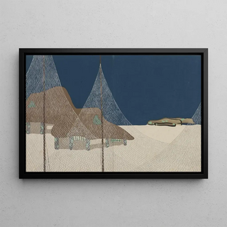 Kamisaka Sekka - Fishing Village Ryoson.webp