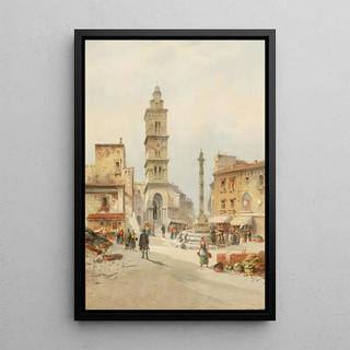 Karl Kaufmann - Platz In Capua In Italien.webp