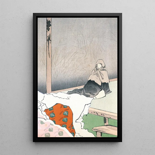 Kobayashi Kiyochika - The Dancer Hotoke Gozen at Giji.webp