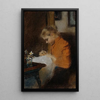 Koloman Moser - Leopoldine SteindlMoser Schwester des Knstlers.webp