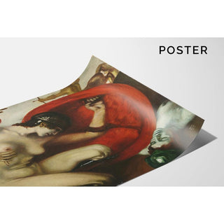 L'Amazone blessée - Franz von Stuck | Reproduction Tableau Décoration murale affiche copie