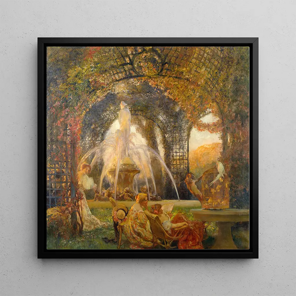 L'Arbre - Gaston La Touche — gerahmtes Bild an der Wand