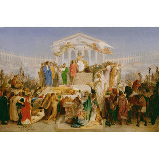 L'âge d'Auguste, la naissance du Christ - Jean-Léon Gérôme | Reproduction Tableau Décoration murale affiche copie