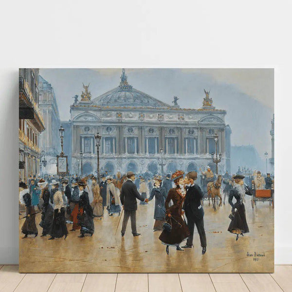 Reproduktion des Gemäldes L’arrivée des Midinettes - Jean Béraud