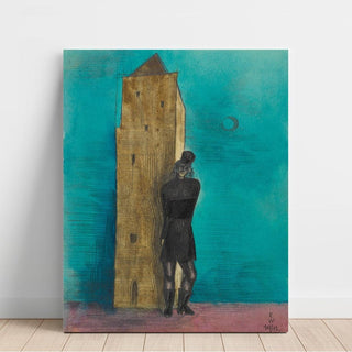 La Veuve - Karl Wiener | Reproduction Tableau Décoration murale affiche copie