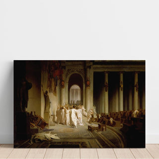 La mort de César - Jean-Léon Gérôme | Reproduction Tableau Décoration murale affiche copie