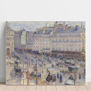 La place du Havre, Paris - Camille Pissarro | Reproduction Tableau Décoration murale affiche copie