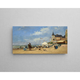 La plage de Trouville 1863 – Eugène Boudin