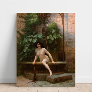 La vérité sort de son puits pour faire honte à l'humanité - Jean-Léon Gérôme | Reproduction Tableau Décoration murale affiche copie