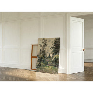 Le Clocher de Bazincourt - Camille Pissarro | Reproduction Tableau Décoration murale affiche copie