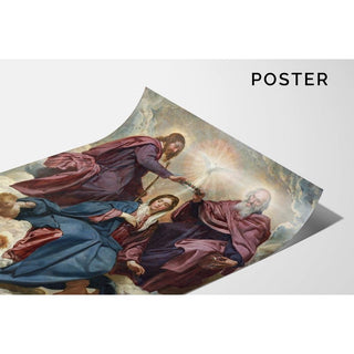 Le Couronnement de la Vierge - Diego Velázquez | Reproduction Tableau Décoration murale affiche copie