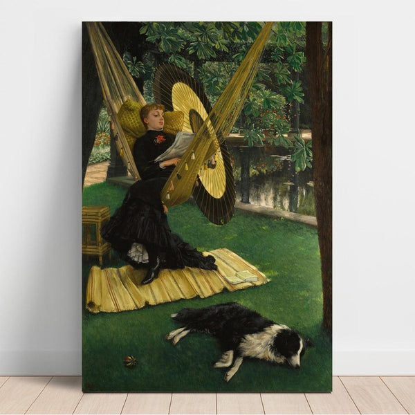 Reproduktion des Gemäldes Le Hamac - James Tissot