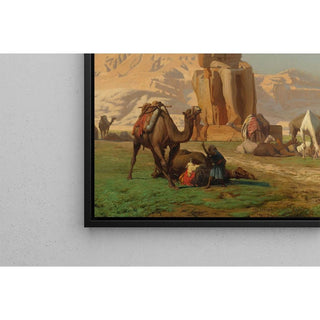 Le colosse de Memnon - Jean-Léon Gérôme | Reproduction Tableau Décoration murale affiche copie