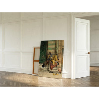 Le fumoir Goza - Ludwig Deutsch | Reproduction Tableau Décoration murale affiche copie