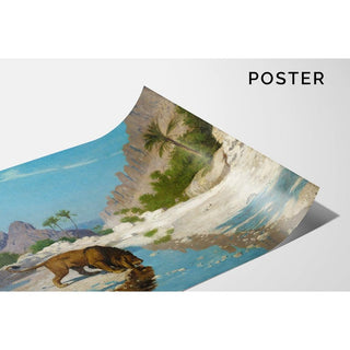 Le golfe d'Aqaba - Jean-Léon Gérôme | Reproduction Tableau Décoration murale affiche copie