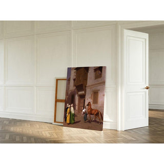 Le marché aux chevaux - Jean-Léon Gérôme | Reproduction Tableau Décoration murale affiche copie