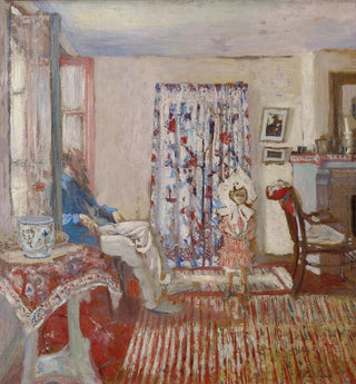 Le peintre Ker-Xavier Roussel et sa fille - Édouard Vuillard