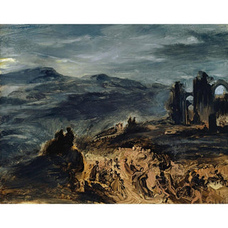 Le sabbat des sorcières - Eugène Delacroix | Reproduction Tableau Décoration murale affiche copie