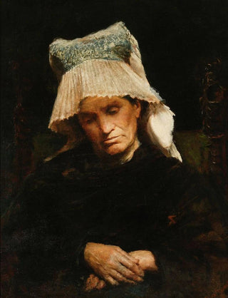 Leon Wyczkowski - Old woman in a cap.webp