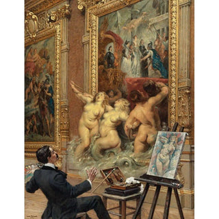 Les Joies de L’inondation de Louis Béroud | Reproduction Tableau Décoration murale affiche copie