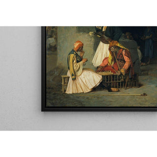 Les Joueurs de dames - Jean-Léon Gérôme | Reproduction Tableau Décoration murale affiche copie