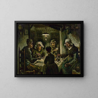 Les mangeurs de pommes de terre - Vincent Van Gogh | Reproduction Tableau Décoration murale affiche copie