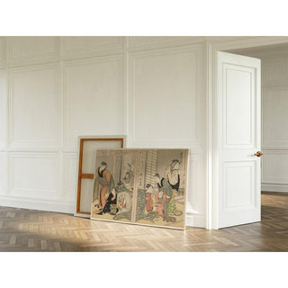 Les plaisirs élégants des quatre saisons - Kitagawa Utamaro | Reproduction Tableau Décoration murale affiche copie